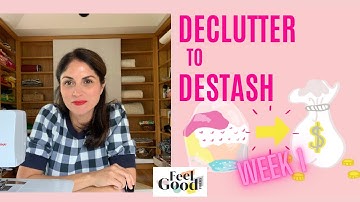 Week 1 of Declutter to Destash Starts Now!