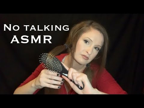 ASMR | HAIR BRUSHING HAIR FLIPPING & HAIR SHAKING | NO TALKING