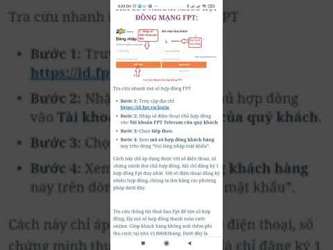 Video Hướng Dẫn Tra Cứu Mã Số Hợp Đồng Khách Hàng Fpt... - youtube