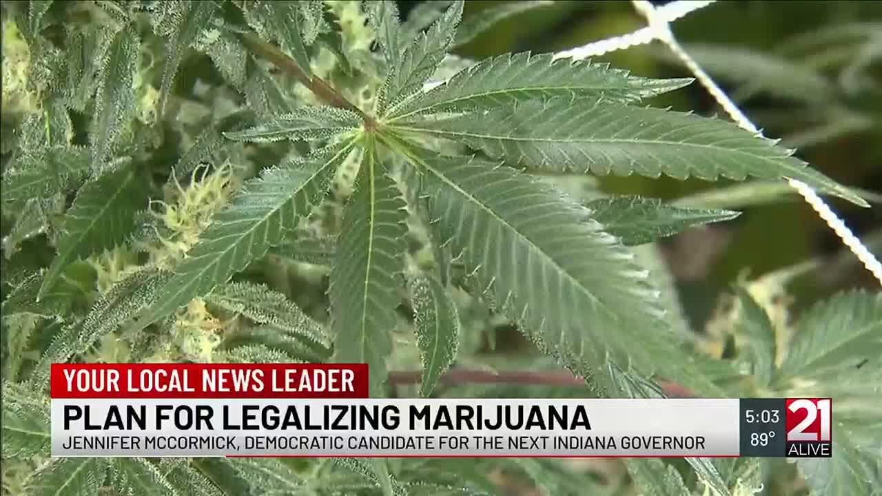 Indiana Democratic candidate for governor shares plan for cannabis legalization