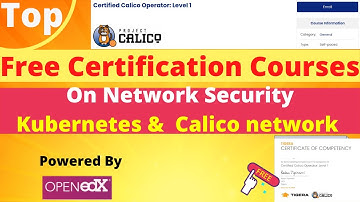 Free Certification Course On Networking Policy & Network Security ( Kubernetes & Calico network )