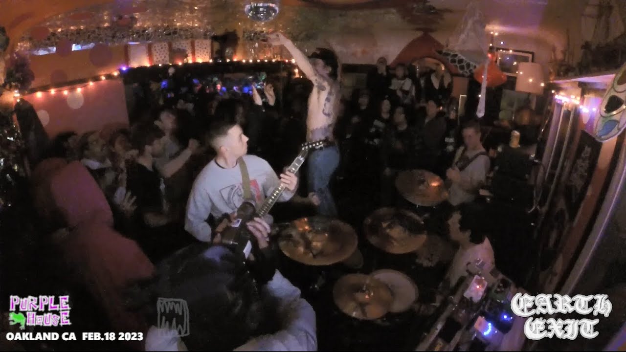 Earth Exit - Purple House. Oakland Ca. Feb.18 2023 (OT-118)