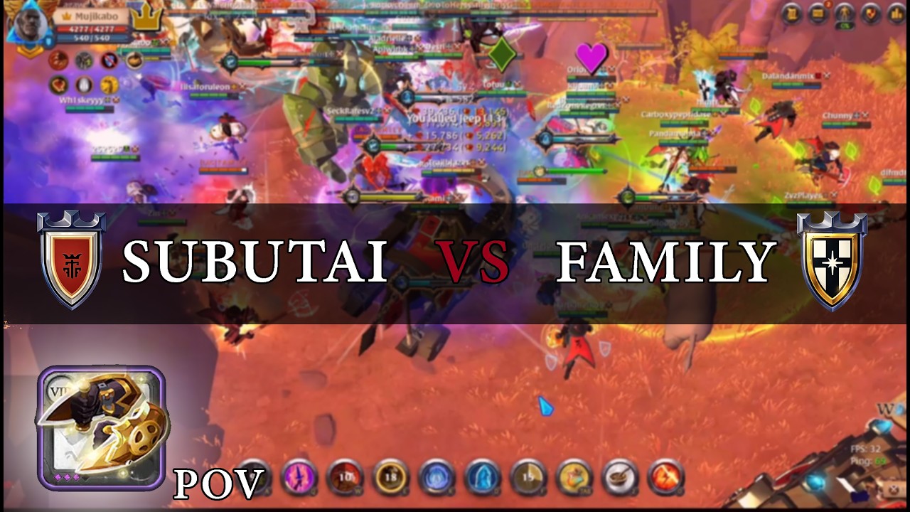 Bridled Fury Carry in Subutai Castle! SUGOII Bomb Squad vs FAMILY & SO EZ | Albion Online PvP