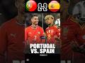 Portugal vs Spain 2-2 | UEFA Natural league Final | Ronaldo destroy spain and win match 😱😱 #shorts