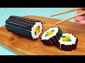 Lego kimbap  lego in real life  stop motion cooking  asmr
