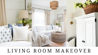 Living Room Makeover | Cozy Cottage Decorate with Me | Living Room Ideas