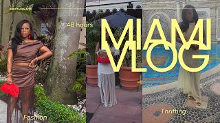 Miami Vlog | Thrift with me | Restaurants | Mini haul