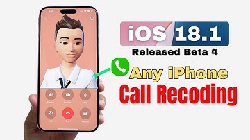 iOS 18.1 Released-What’s New? Any iPhone Call Recoding HINDI | iPhone maine call recording kese kare