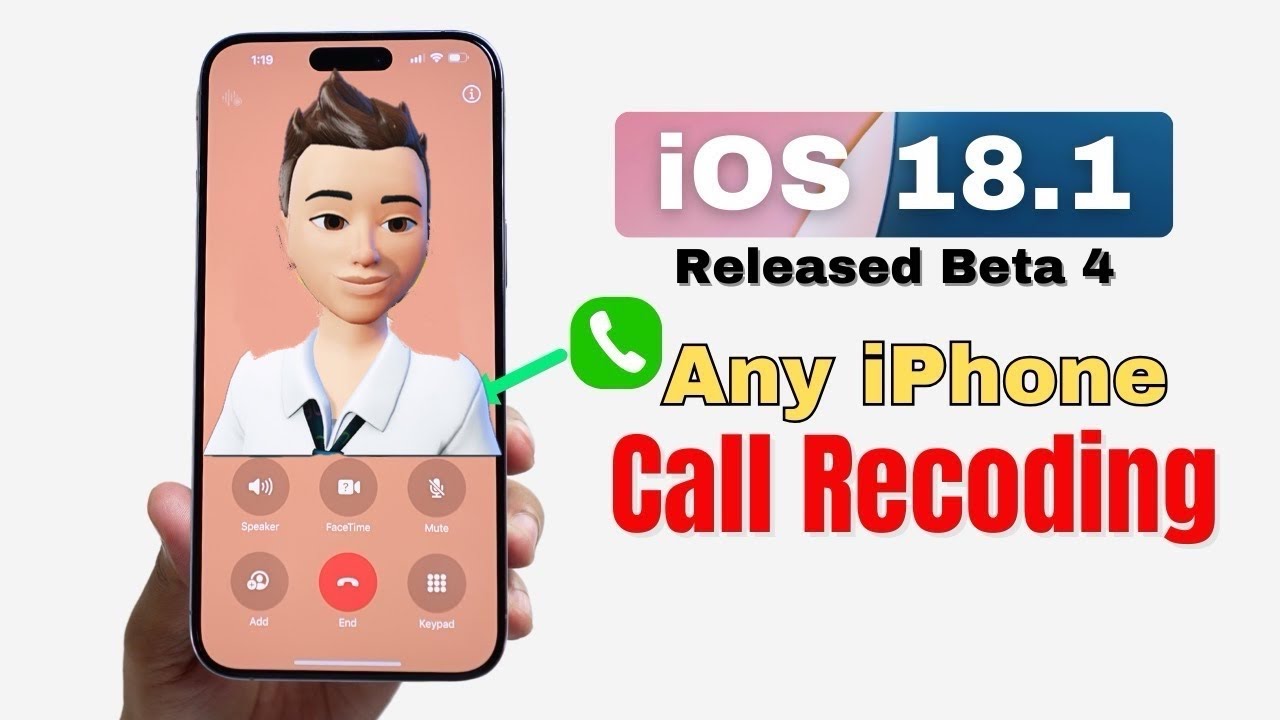 iOS 18.1 Released-What’s New? Any iPhone Call Recoding HINDI | iPhone ...