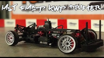 MST FMX-d RWD drift car running video