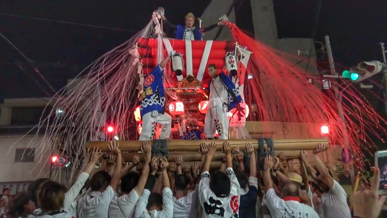 2018.7.29 八尾市 西山本 布団太鼓 近鉄山本駅付近 八阪神社 夏祭り