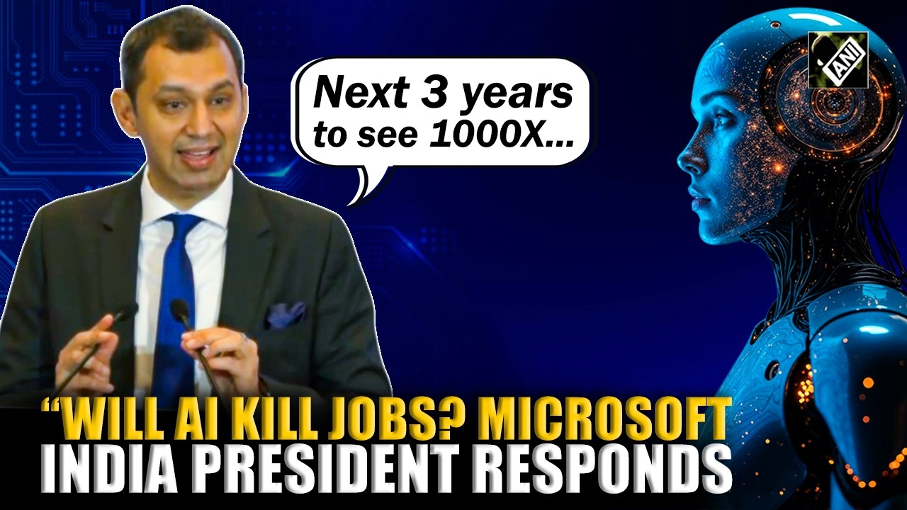 «Искусственный интеллект не уничтожит рабочие места, но...»: заявление президента Microsoft в Инд...
