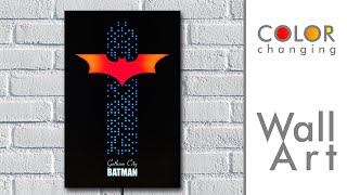 Batman Sign, Batman Neon Light, Led Sign. Neon Sign, Batman Decor. Wall Decor, Fan Gift, Wall Art