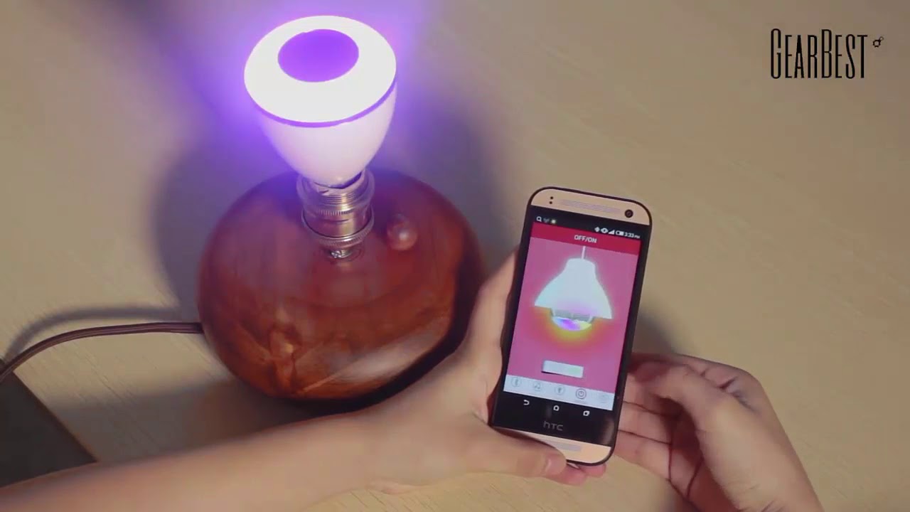 Bluetooth LED Speaker Light Bulb Smart Review Bulbspeaker - YouTube