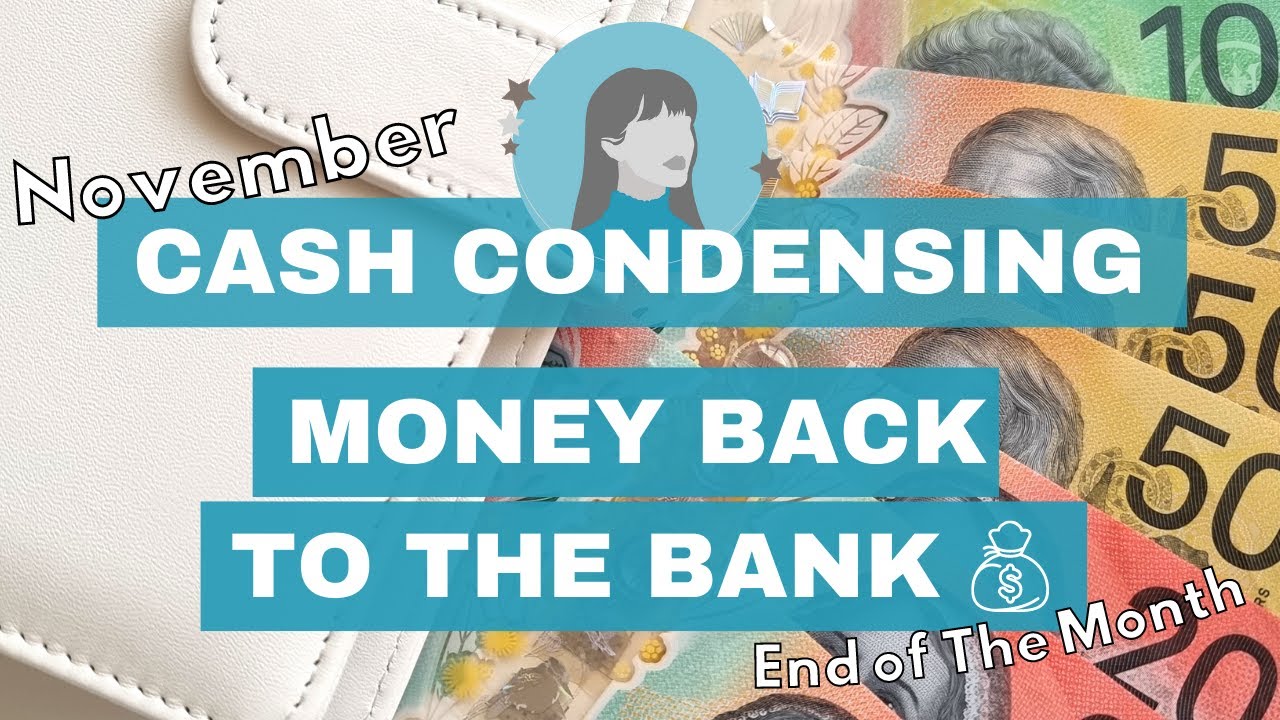 💸 NOVEMBER CASH CONDENSING AUSSIE CASH STUFFING MONTHLY BUDGETING