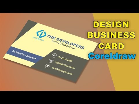 Video: Paano Gumawa Ng Mga Business Card Sa Corel Draw