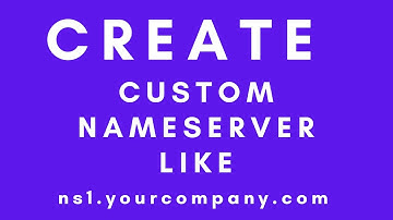 How to create own domain name server