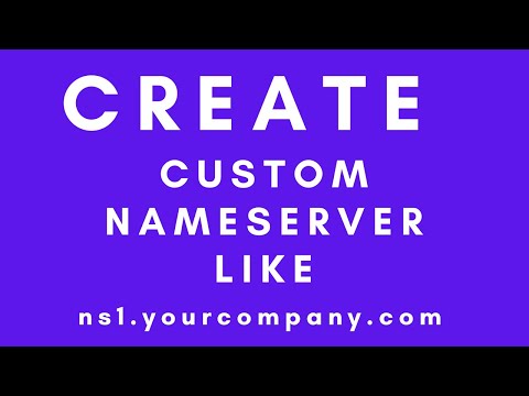 How to create own domain name server - video from India Web Designs