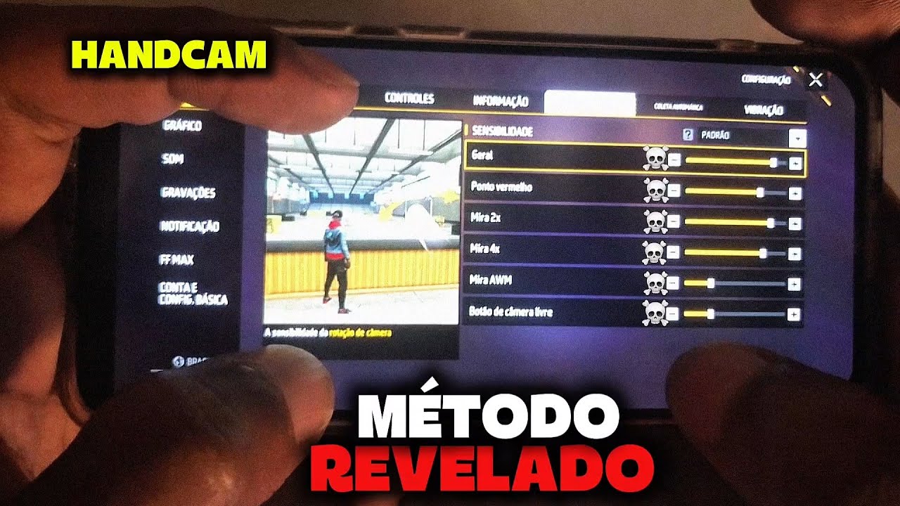 MÉTODO REVELADO ✅👑 COMO ACHAR A SENSIBILIDADE PERFEITA EM 2025!!😱 (HANDCAM)