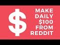 দৈনিক ১০০ Doller ইনকাম করুন Reddit থেকে সহজেই! Make 100$ Daily From Reddit