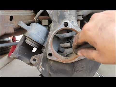 How To Replace Front Wheel Bearing on GMC Sierra (2WD ONLY) - YouTube