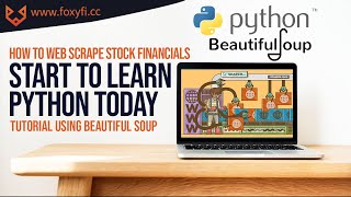 Web Scraping Stock Financials with Python 101