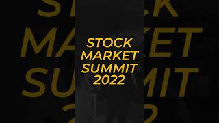Stock Market Summit 2022 Highlights #SMS | Share Market Live Event