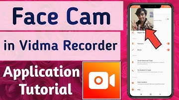 How to Face Cam in Vidma Screen recorder app