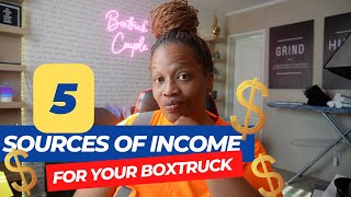 5 Sources of 💰 Income for Your Boxtruck In 2023  🚛 the Boxtruck Couple