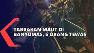 Tabrakan Maut Libatkan 4 Kendaraan di Banyumas, 6 Orang Tewas