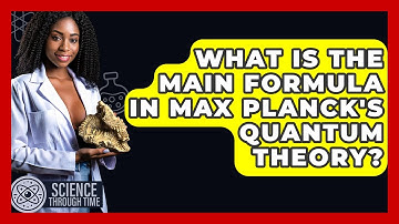 What Is The Main Formula In Max Planck