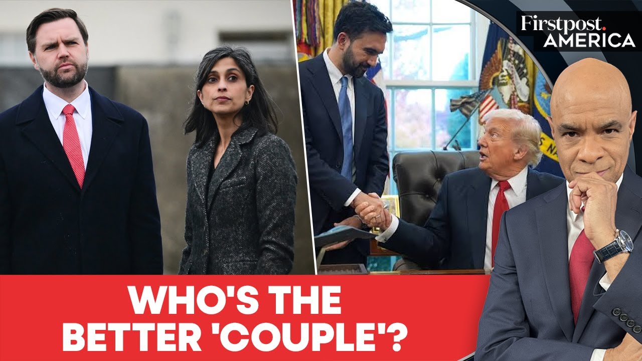 JD Vance's Awkward Moment With Usha Sparks Marriage Speculation | Firstpost America | N18G thumbnail