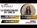CA Foundation Law: L1 The Indian Contract Act, 1872 by CA. Pradnya Daga