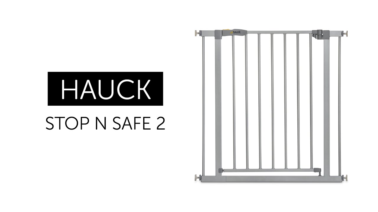 Hauck Barrière Sécurité Enfant Open N Stop, 75-80 cm - Barrière Escalier et  Porte, Fermeture Facile, Ouverture à 1 Main, Sans Percage, à Pression 