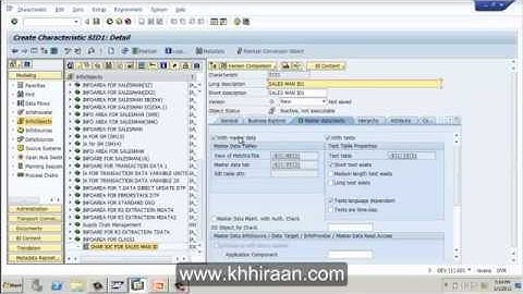 SAP BW Training Video : Master Data Loading Manually in SAP BW Part1