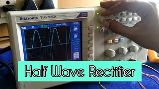 Half Wave Rectifier Using Diode 1N 4007| Circuit Diagram | Breadboard Wiring
