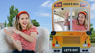 The Wheels On The Bus I Nursery Rhymes For Baby & Toddler I Sing Along with It's CeCe!!
