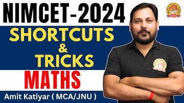 🔴 NIMCET 2008 || Mathematics || Tips & Tricks || Amit Katiyar