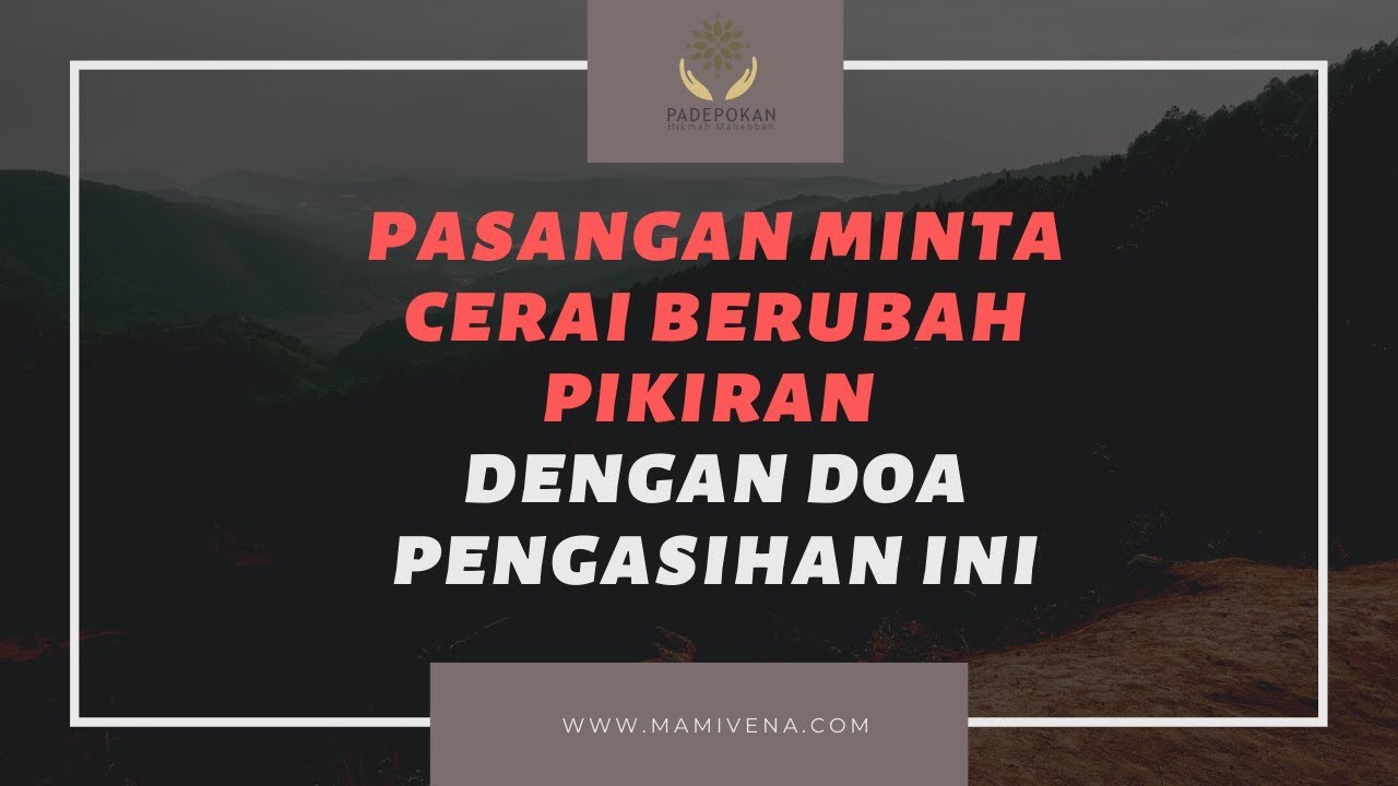 Agar Pasangan yang Ngotot Minta Cerai Jadi Berubah Pikiran