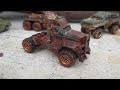 Hot Wheels and Matchbox weathering and rust detailing