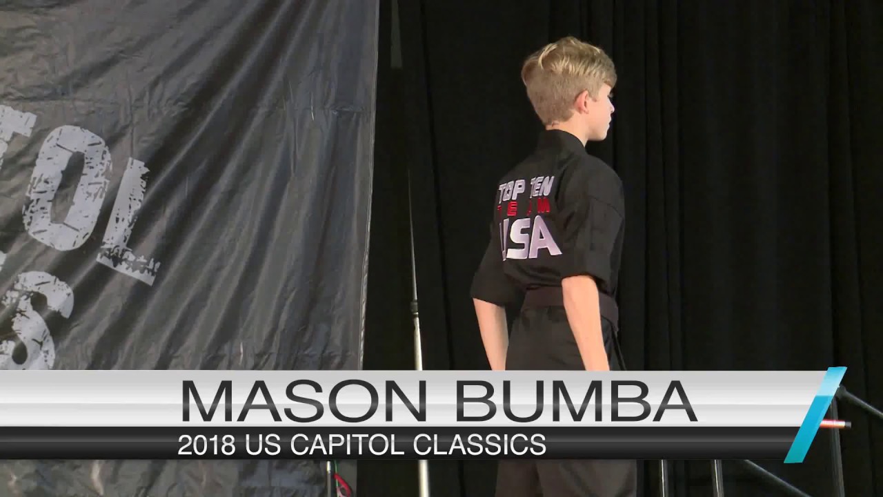 Mason Bumba | 2018 US Capitol Classics & China Open | 13 & Under Boys Weapons Grands in Finals