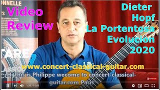 Review  of Dieter Hopf Evolucion #5280 2020 www.concert-classical-guitar.com