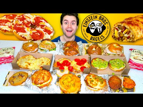 Trying Einstein Bros. Bagels MENU! The BAGELRITO?!