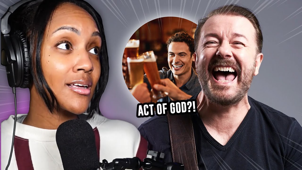 CHRISTIAN WOMAN REACTS | Ricky Gervais On What Counts As An Act Of God | REACTION