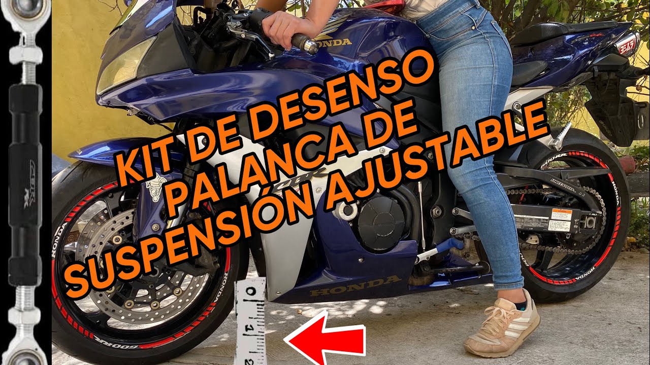 COMO REDUCIR ALTURA DE CBR 600 rr