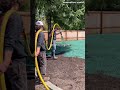 Hydroseeding turns dry land green fast 🌱 #hydroseeding #nature #transformation #eco 🌿