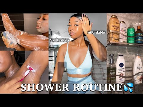 MY SHOWER ROUTINE FOR SOFT & GLOWY SKIN ✨(BODY CARE, SKINCARE, HYGIENE + MORE)