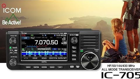 #ICOM #IC705 #QRP  ICOM IC-705 HF/VHF/UHF