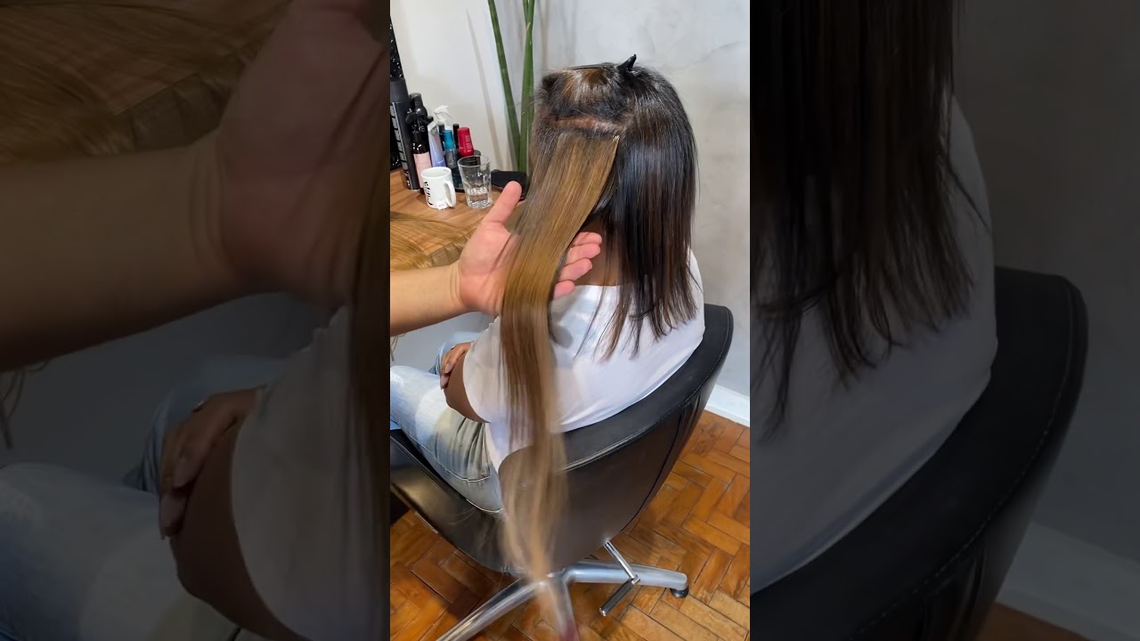 Mega hair fita adesiva por Kaique Vieira