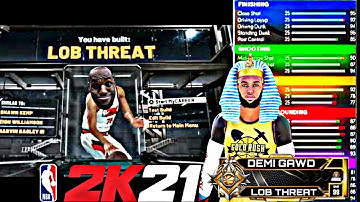 HOW TO MAKE A LOB THREAT IN NBA 2K21 MOBILE